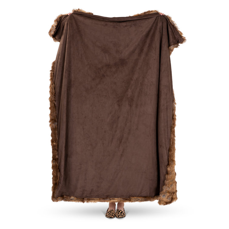 Johanna giant faux fur throw sale